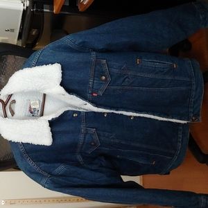 Levi's Sherpa lined denim jacket